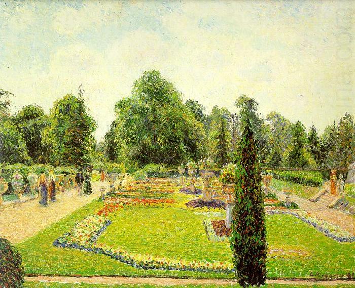 Camille Pissaro Kew, The Path to the Main Conservatory oil painting picture